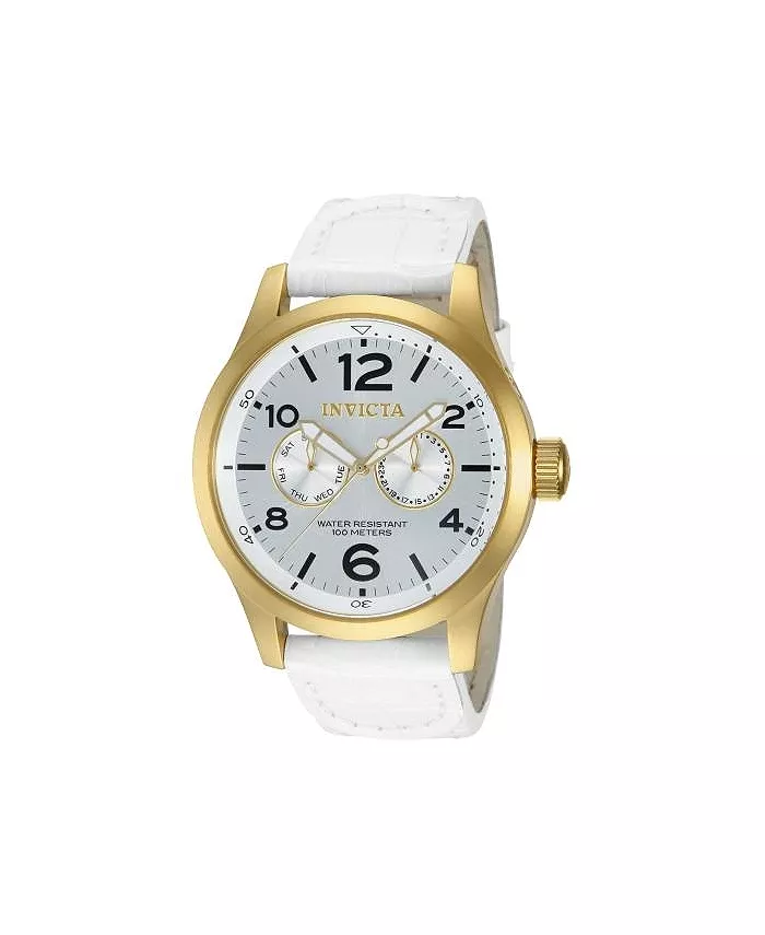 

Мужские часы 12174 Specialty Quartz с серебристым циферблатом и тремя стрелками Invicta, белый
