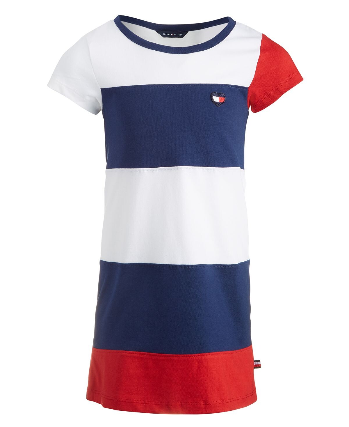 

Трикотажное платье с цветными блоками для больших девочек Tommy Hilfiger