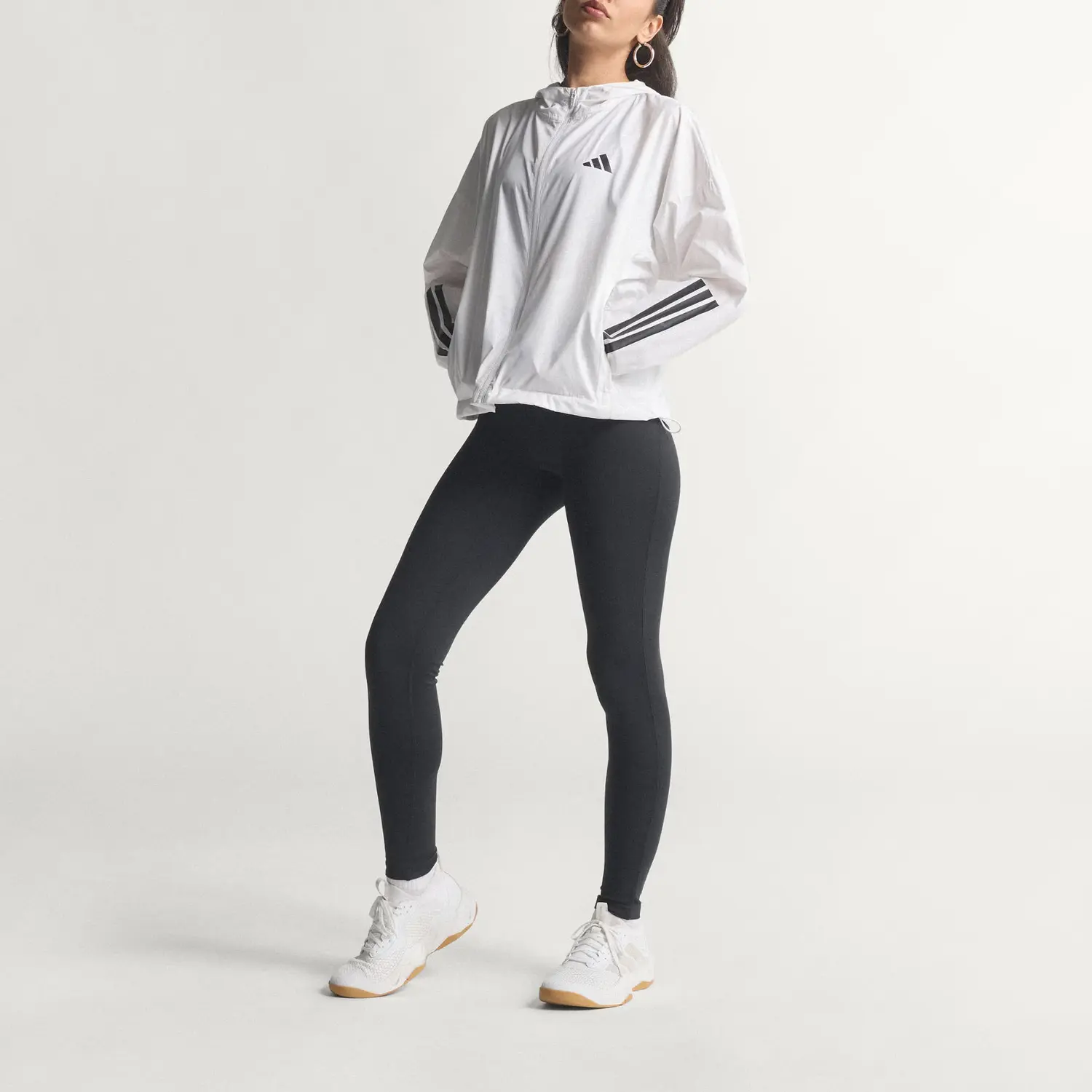 Ветровка Hyperglam WINDBREAKER Clima365 для женщин Adidas, белый/черный — фото 3