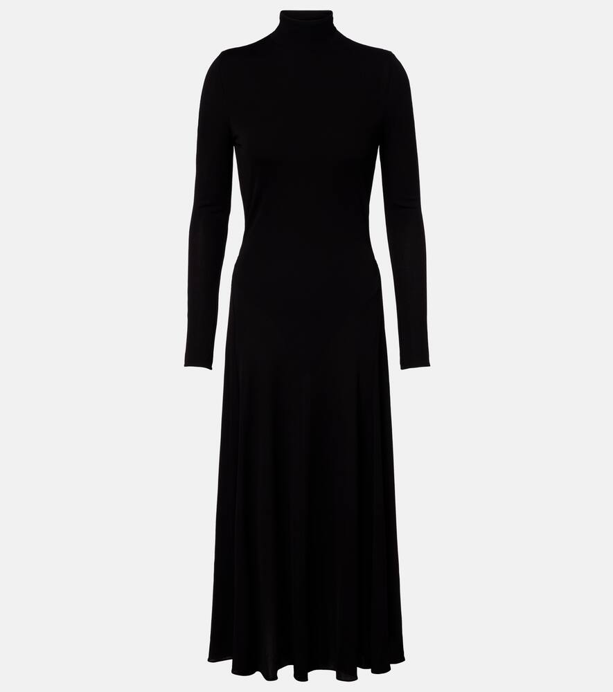 

Платье-миди с вырезом в виде сердца Alaïa, Noir Alaia