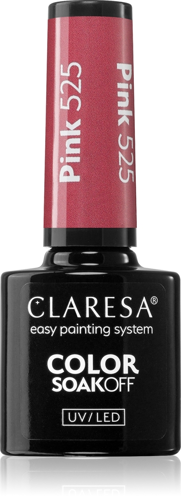 

Гель-Лак для ногтей Soakoff UV/LED Color Savanna Vibes Claresa, atspalvis pink 525 5 гр