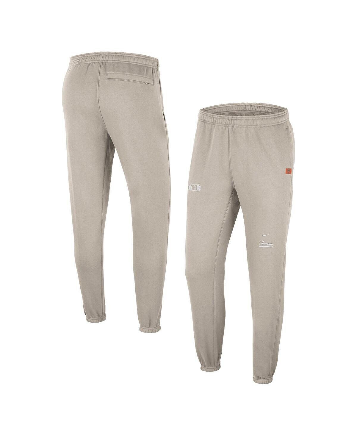 

Мужские кремовые брюки-джоггеры Clemson Tigers Nike