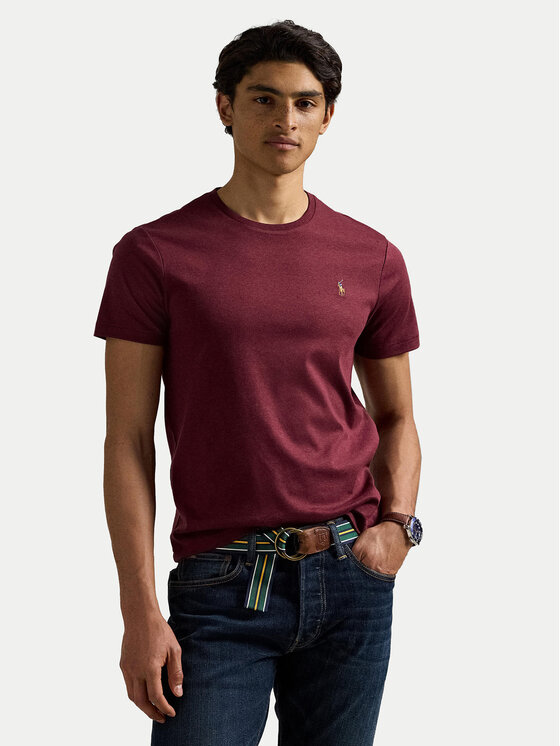 

Футболка custom slim fit 710740727098 Polo Ralph Lauren, красный