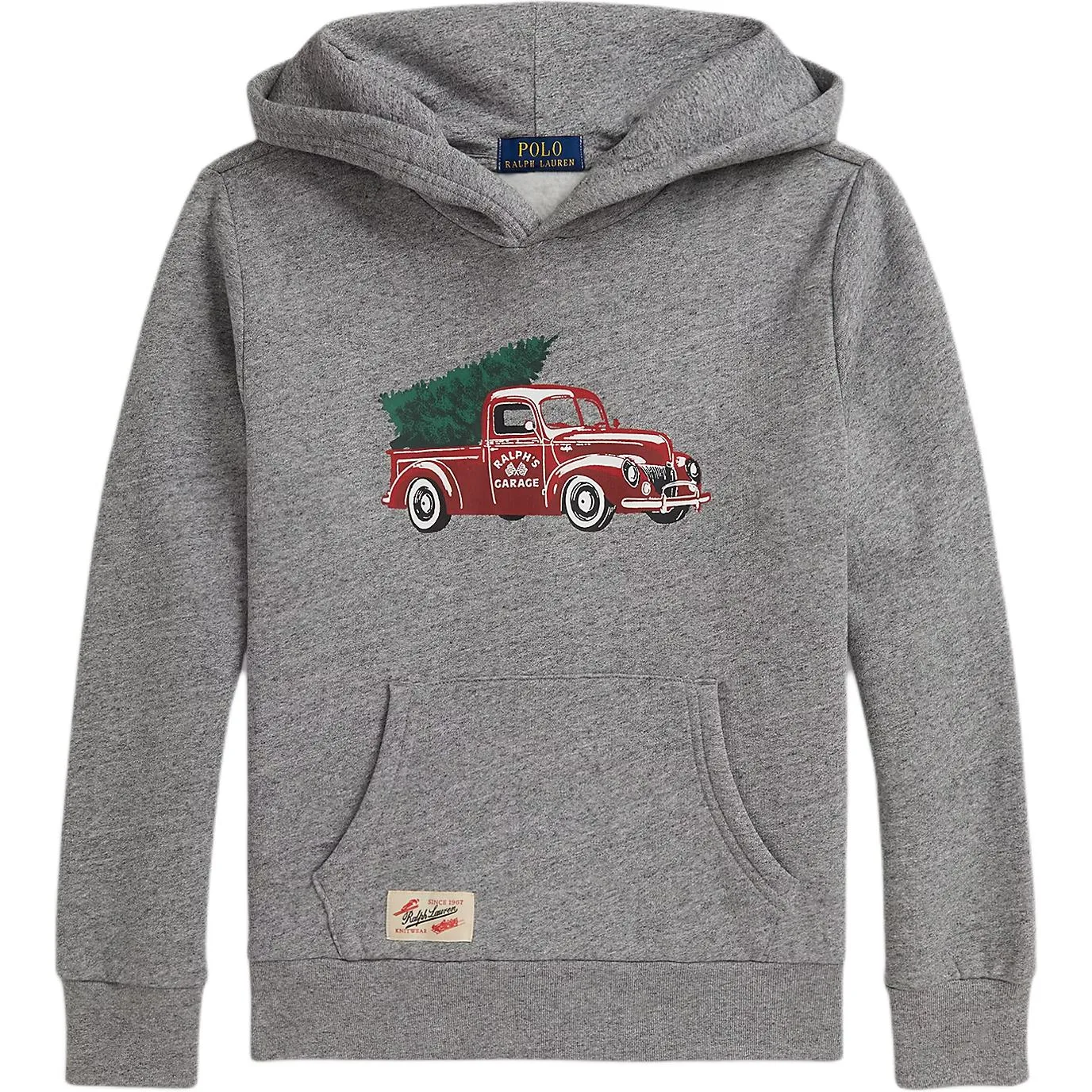 Свитшот FW25 Kids' Polo Ralph Lauren, heather серый