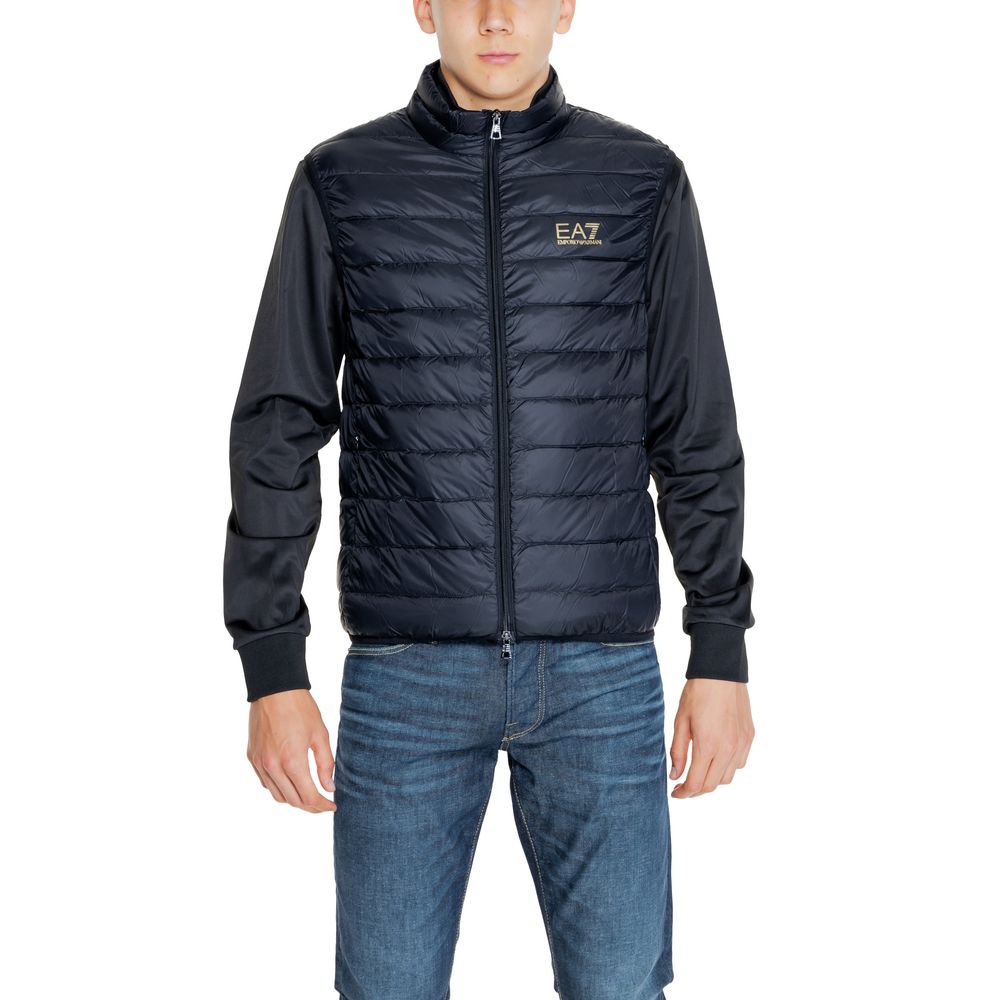 

Двухцветная куртка из полиамида Armani EA7 Emporio
