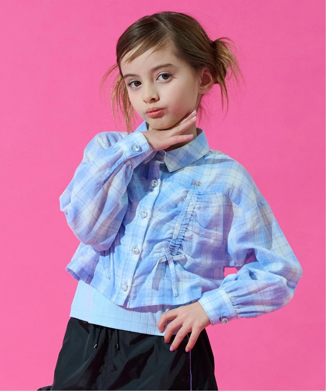 Набор блуза с оборками и топ Kids Brand