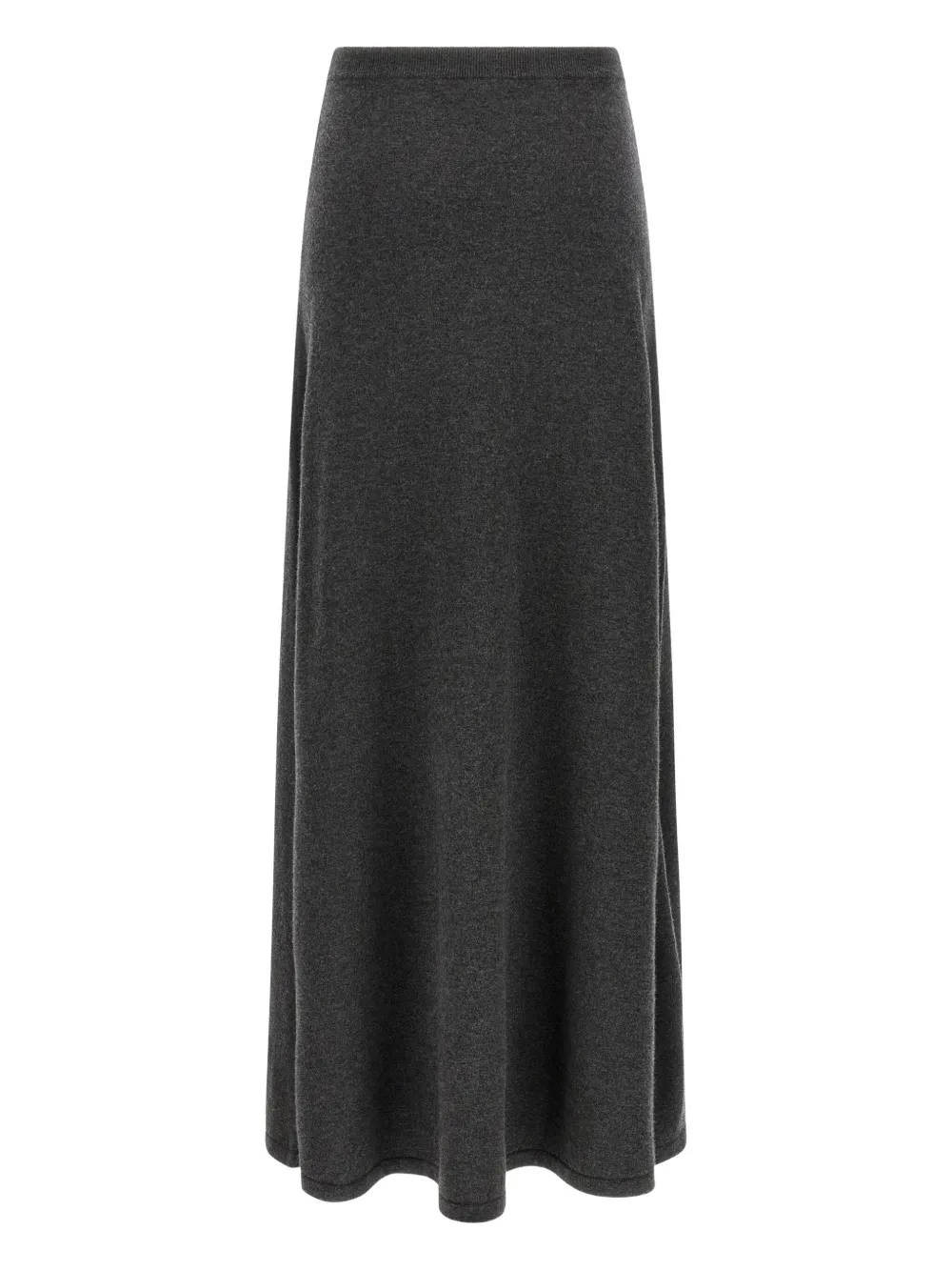 

Макси-юбка из шерсти с эластичным поясом Balenciaga, серый