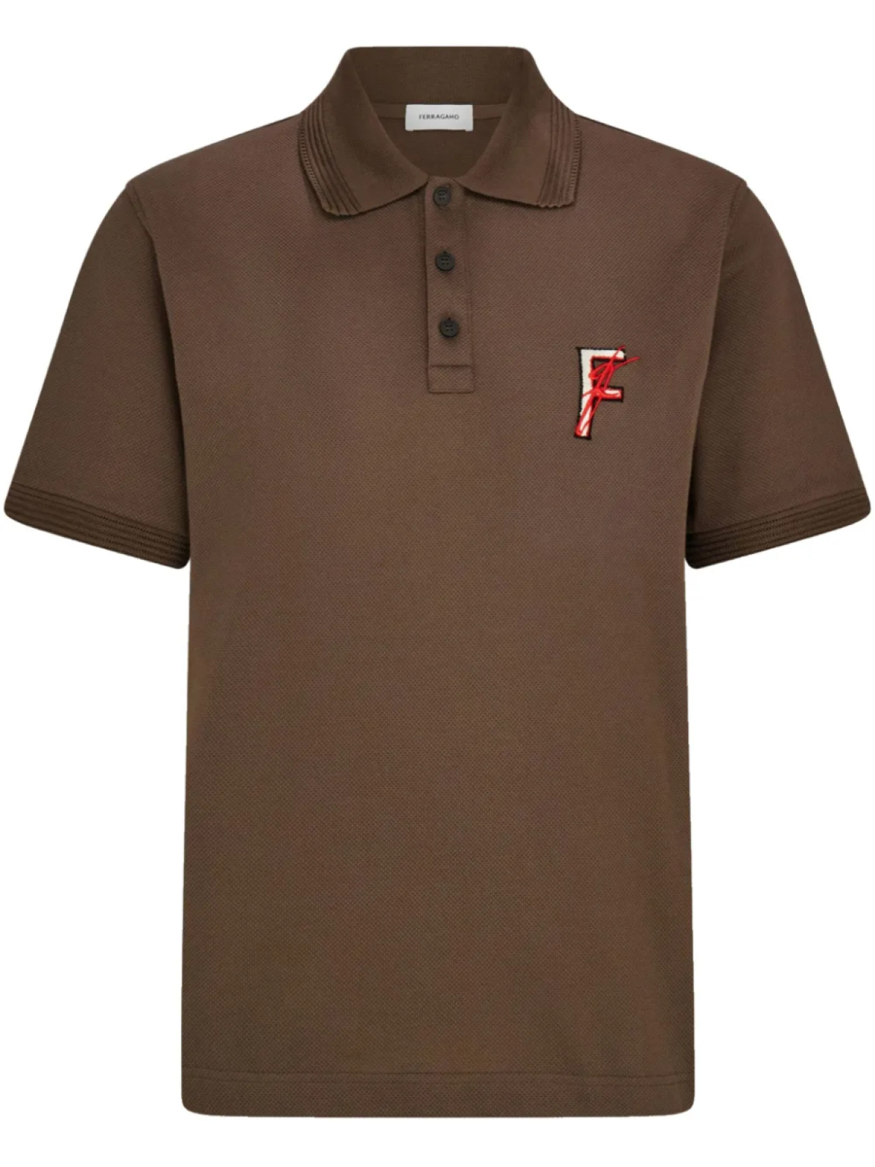 

Ferragamo рубашка поло, коричневый