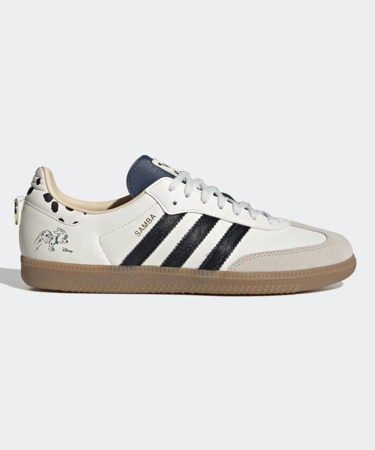 Унисекс кроссовки Adidas Samba из кожи белые