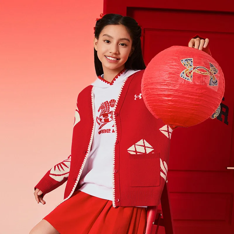 Свитер Life Collection для подростков Under Armour, красный — фото 4