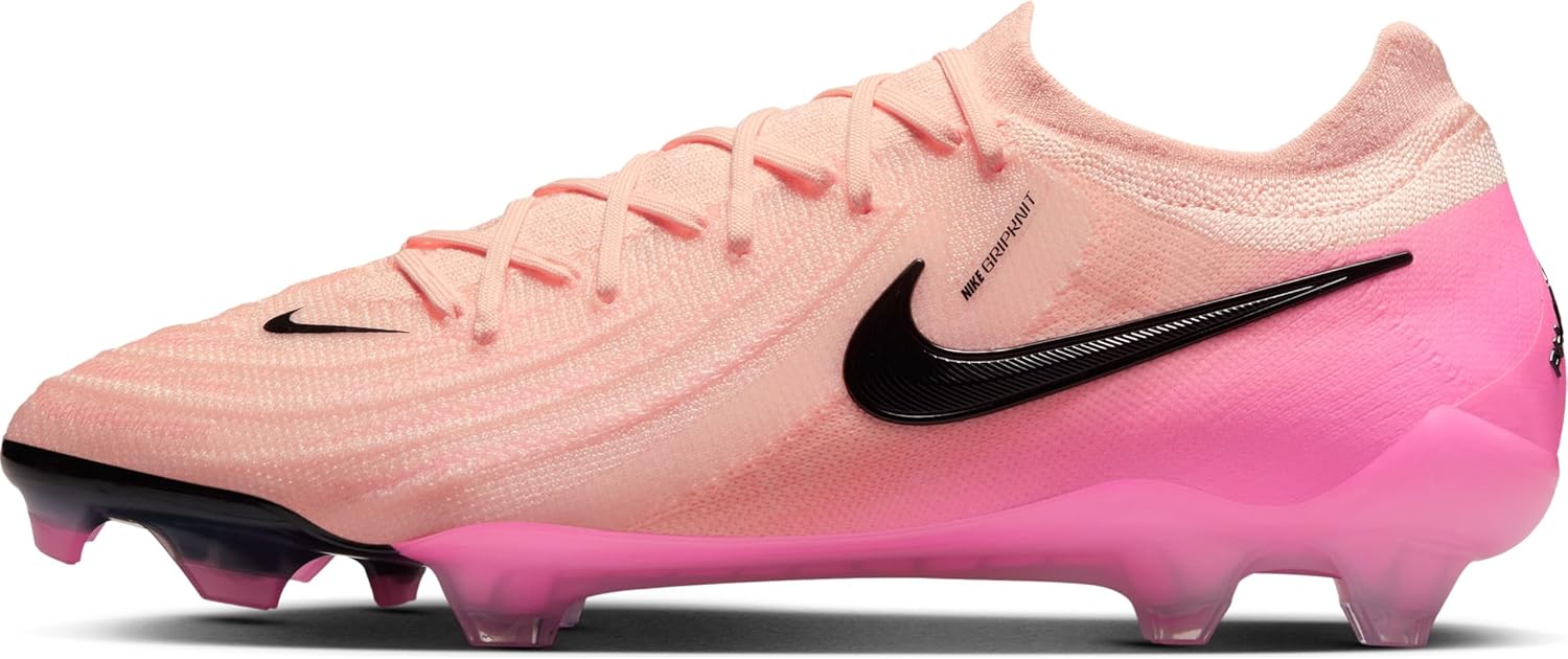 

Футбольные бутсы Nike Phantom GX 2 Elite FG Low-Top (FJ2559-800, малиновый оттенок/розовый взрыв/черный), Crimson Tint/Pink Blast/Black