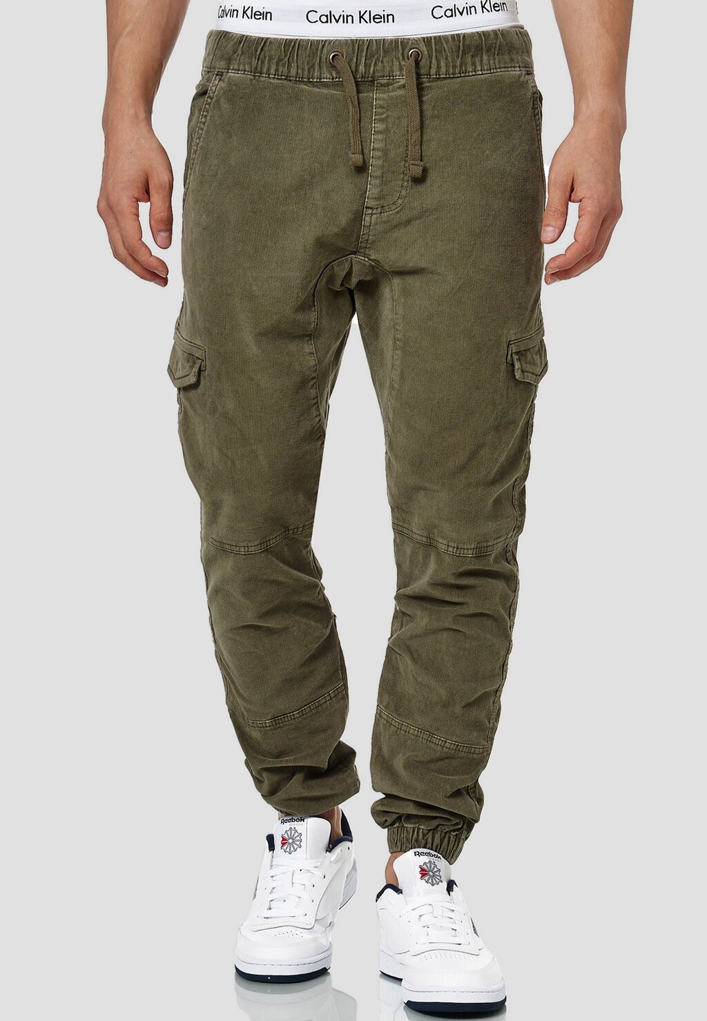 

Брюки-карго Walker INDICODE JEANS, цвет dark green