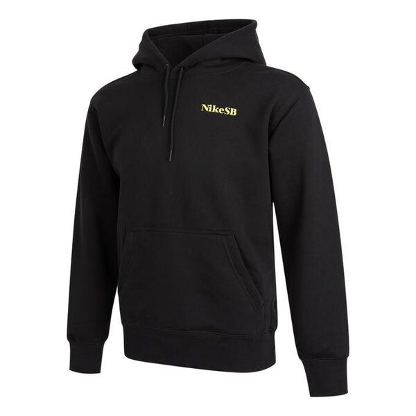 

Толстовка Nike Solid Color Alphabet Hooded Long Sleeves Hoodie Men's Black, черный