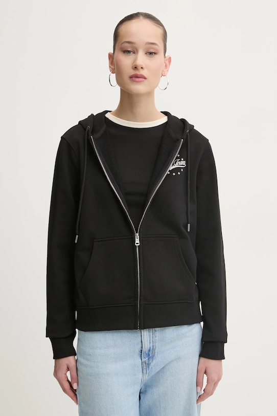 

Хлопковая толстовка Guess Jeans, черный