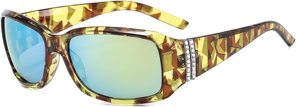 

Солнцезащитные очки с поляризацией в крупной оправе для женщин и мужчин, роскошный дизайн, винтажные солнцезащитные очки, популярные панк-очки, спортивные очки с защитой от УФ-излучения UV400 SZVVBKK, Yellow Pattern Gold