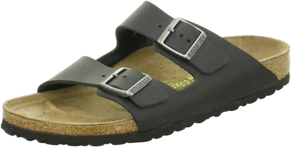 BIRKENSTOCK Arizona Unisex - взрослые сабо и мюли из бирко-флора, черный