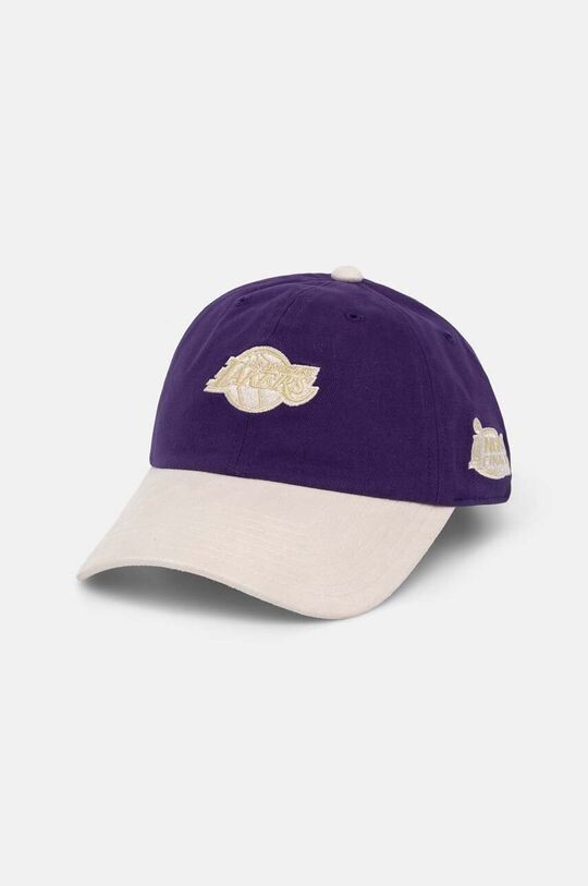 

Хлопковая бейсболка Los Angeles Lakers Mitchell&Ness, фиолетовый