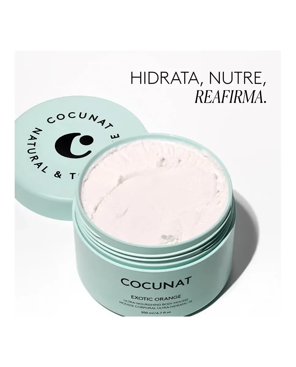 Крем для тела Body Mousse Exotic Orange 200 мл Cocunat — фото 3