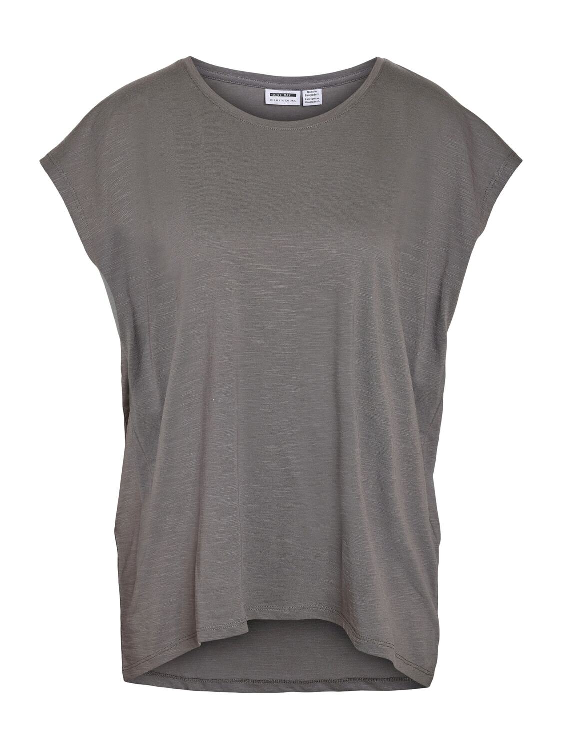 

Noisy may Футболка 'NMMATHILDE' в темно-сером цвете