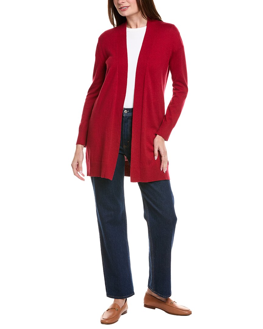 

Пуловер Hannah Rose Relaxed Cashmere-Blend Duster Hannah Rose, красный