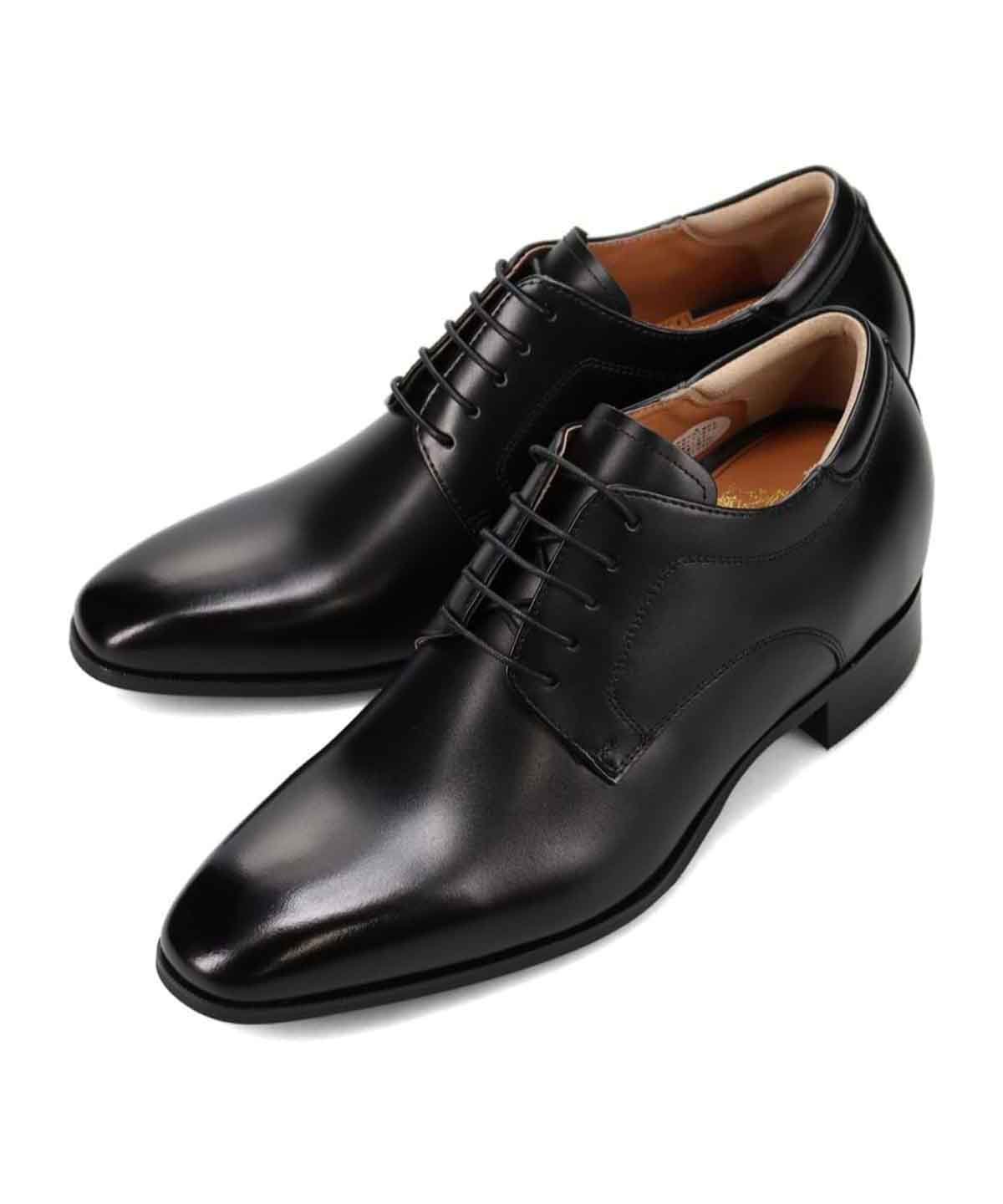 Классические туфли BEE с перфорацией и гладким носком (каблук 7 см) Bee Classic, black