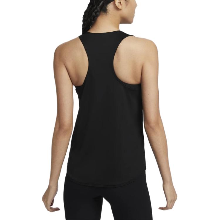 Nike Женский топ Dri FIT Fast черный — фото 4