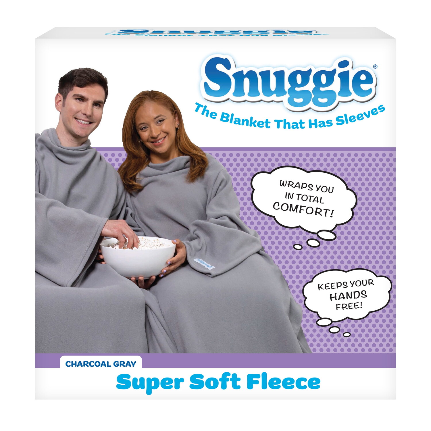 

Одеяло флисовое Snuggie The Original Wearable, черный