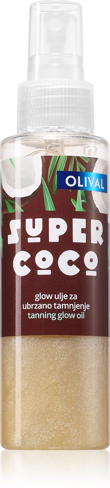 

Супер кокосовое масло для загара с блестками Olival, 100 мл