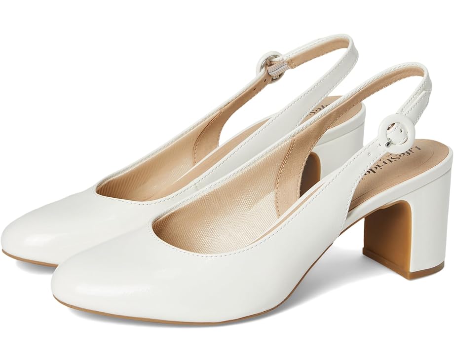 Туфли LifeStride Tia Slingback Shoes, цвет White Patent