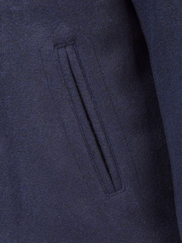 Зимнее пальто 27coat92 темно-синего цвета Minoti — фото 4