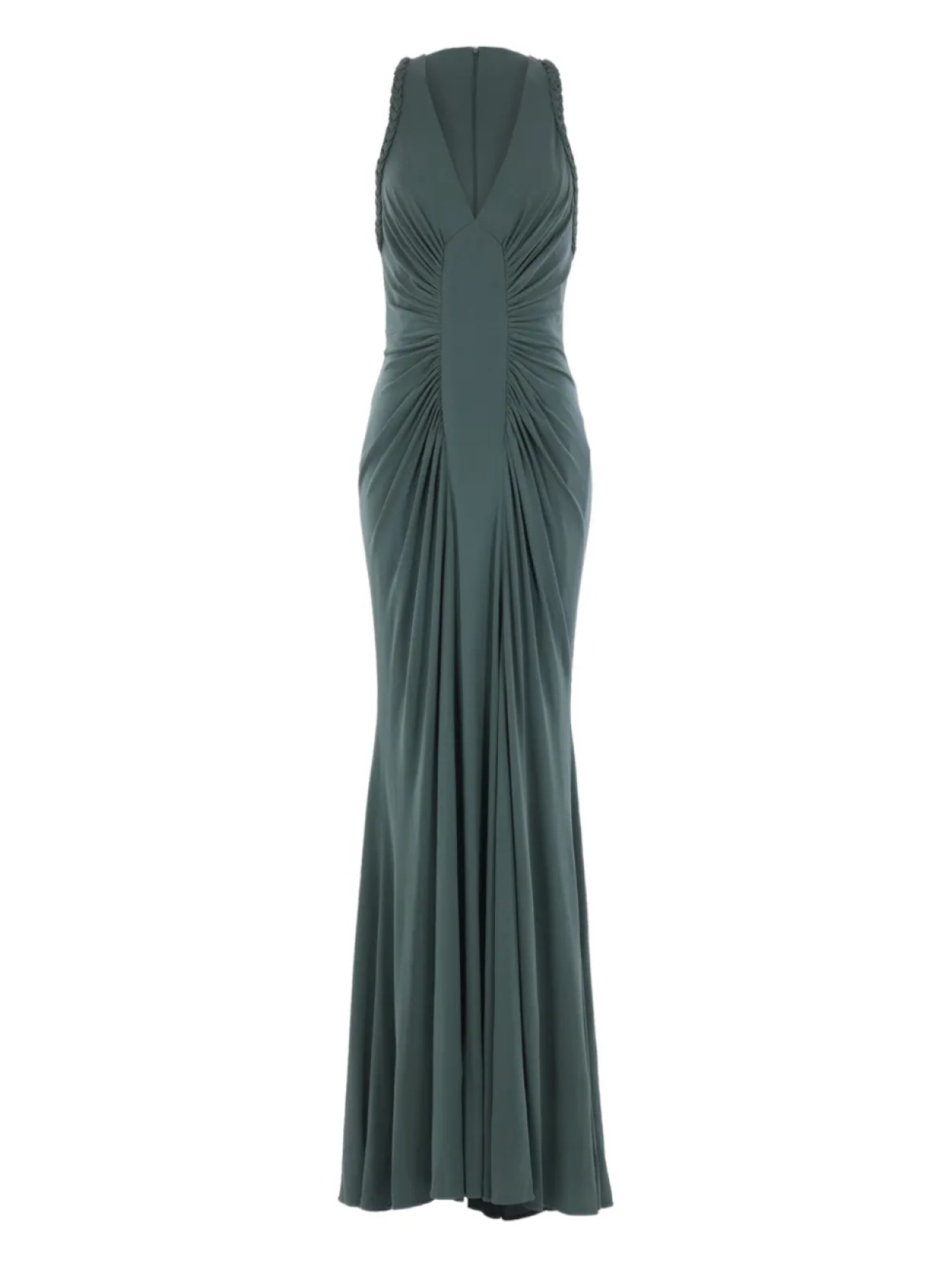 

Платье с драпировкой Elie Saab, синий
