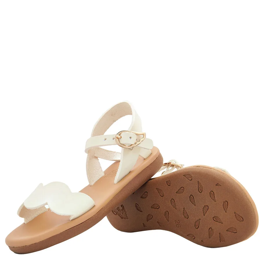 Древнегреческие сандалии для девушек Lil Ostrako мягкие сандалии Ancient Greek Sandals, белый — фото 2