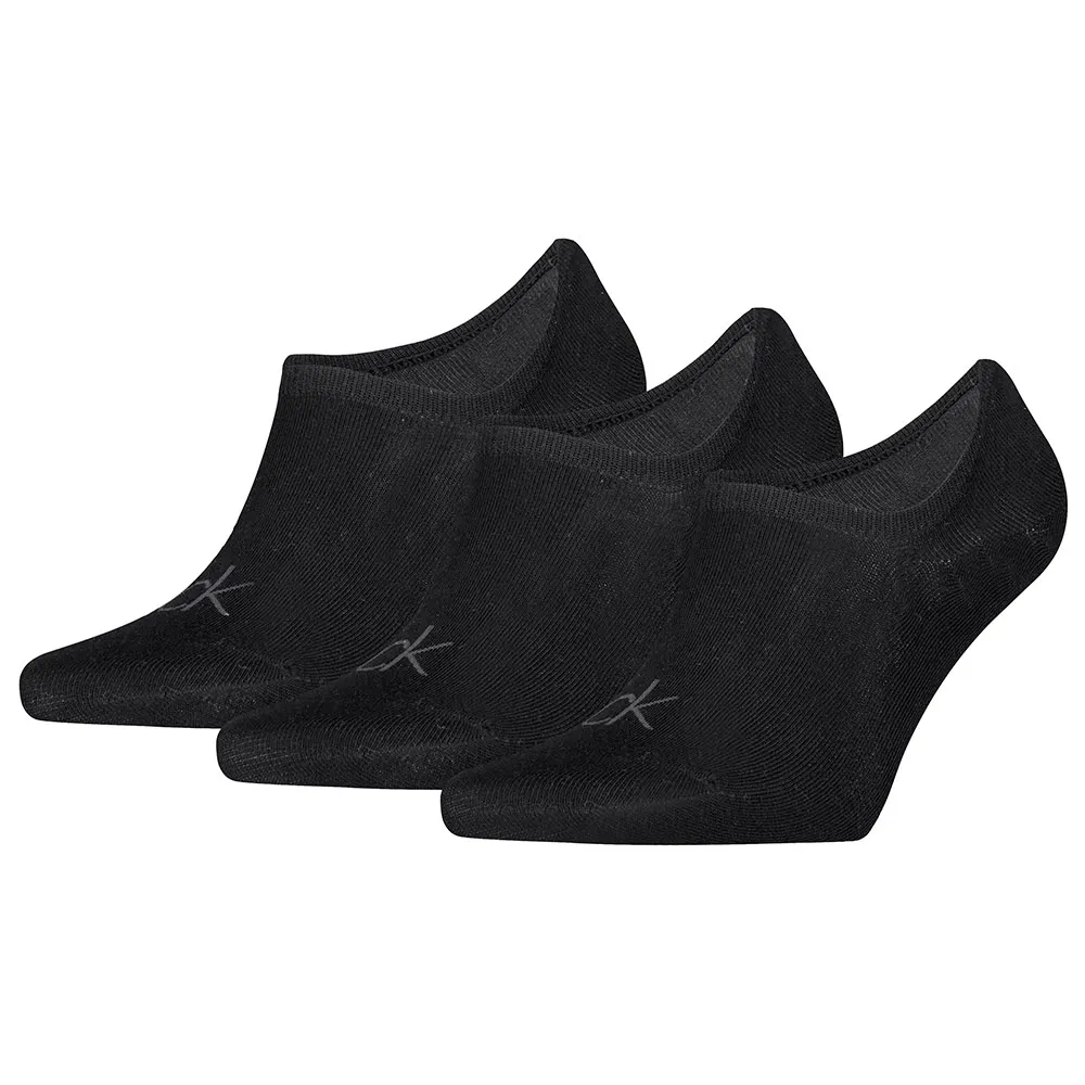 

Носки 3 шт Calvin Klein 701236412 no show, черный