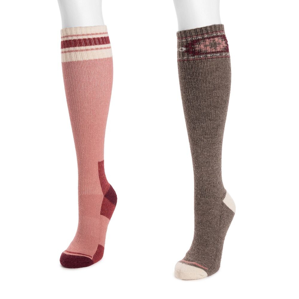 

Комплект из 2 женских компрессионных гольфов MUK LUKS, цвет Taupe Petal