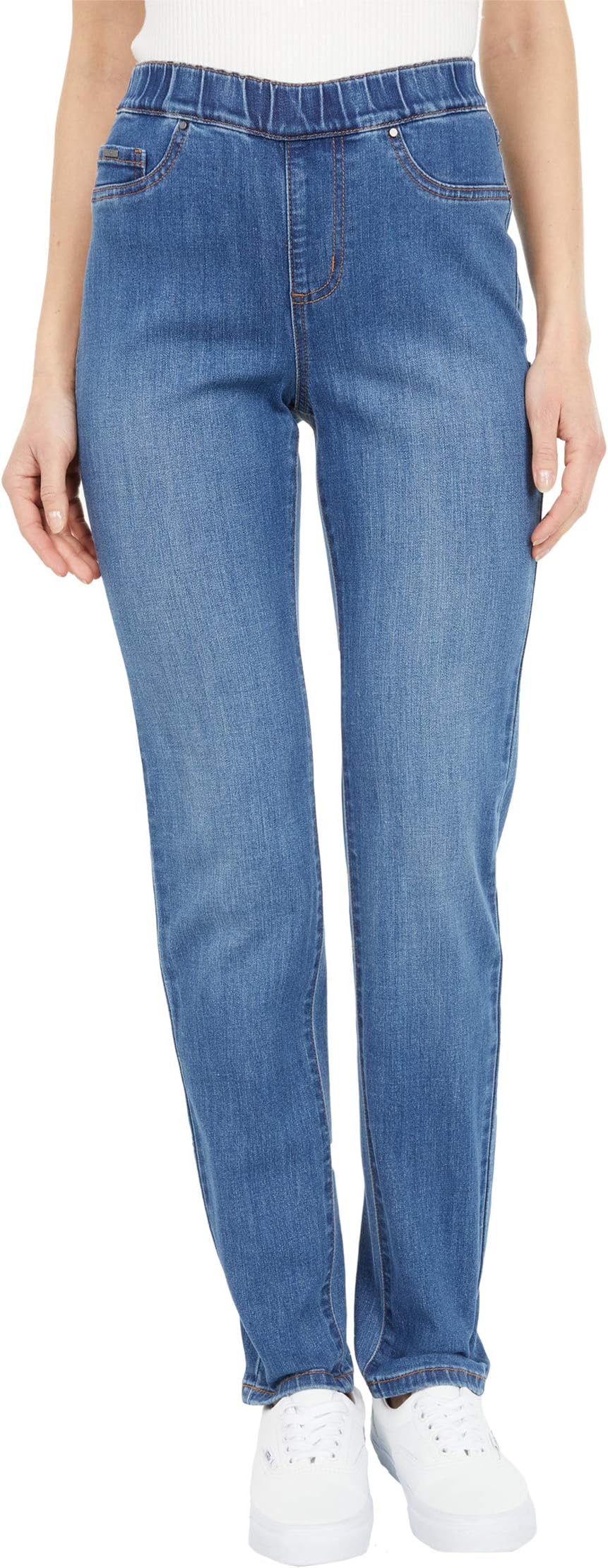 

Джинсы FDJ French Dressing Jeans Renew Denim Pull-On Slim Jeggings in Indigo, цвет Indigo