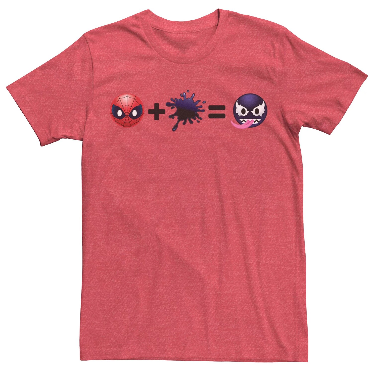 

Мужская футболка с рисунком Marvel Spider-Man Plus Venom Emoji