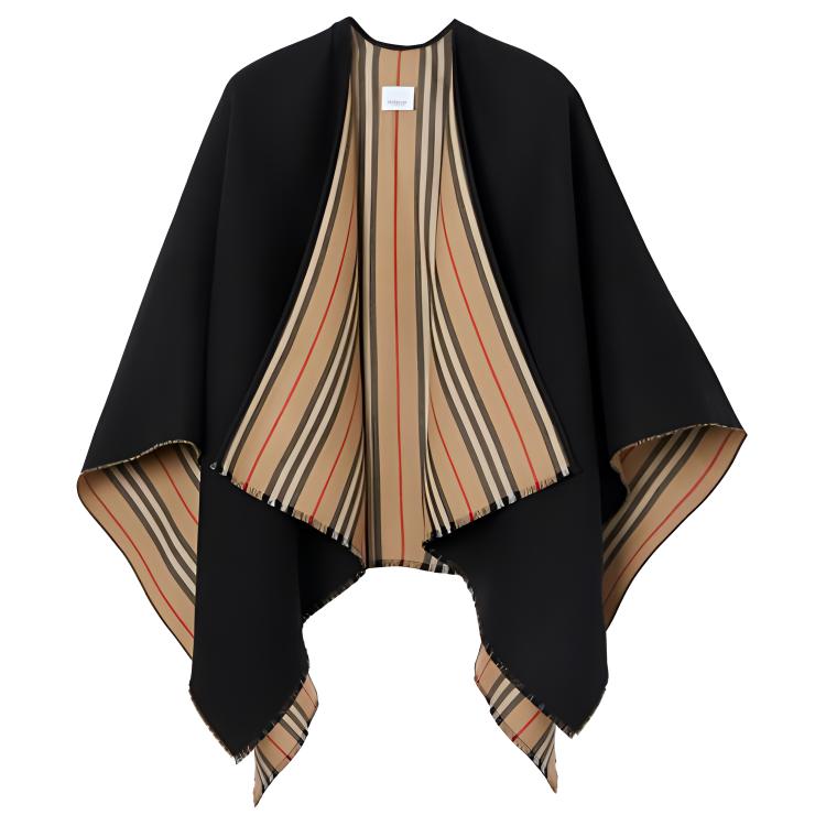 

Burberry Шерстяные шаль женская черные