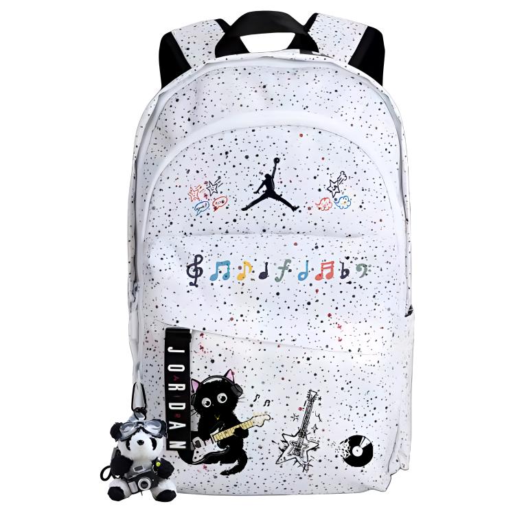 

Jordan Полиэстеровый рюкзак обычный унисекс Baby's Breath, Guitar Kitten