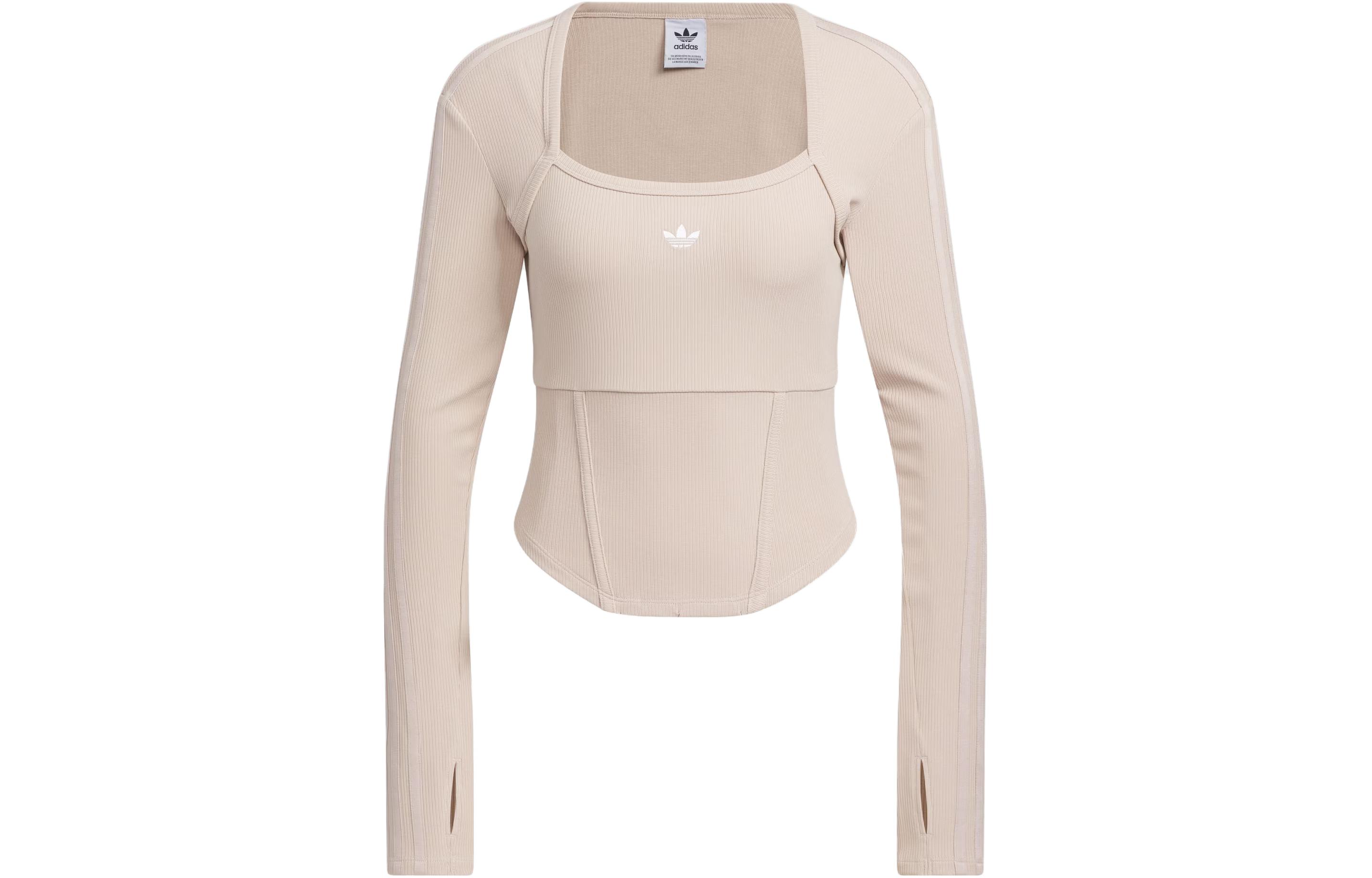 

Футболка с рукавом реглан женская Wonder Taupe Adidas Originals