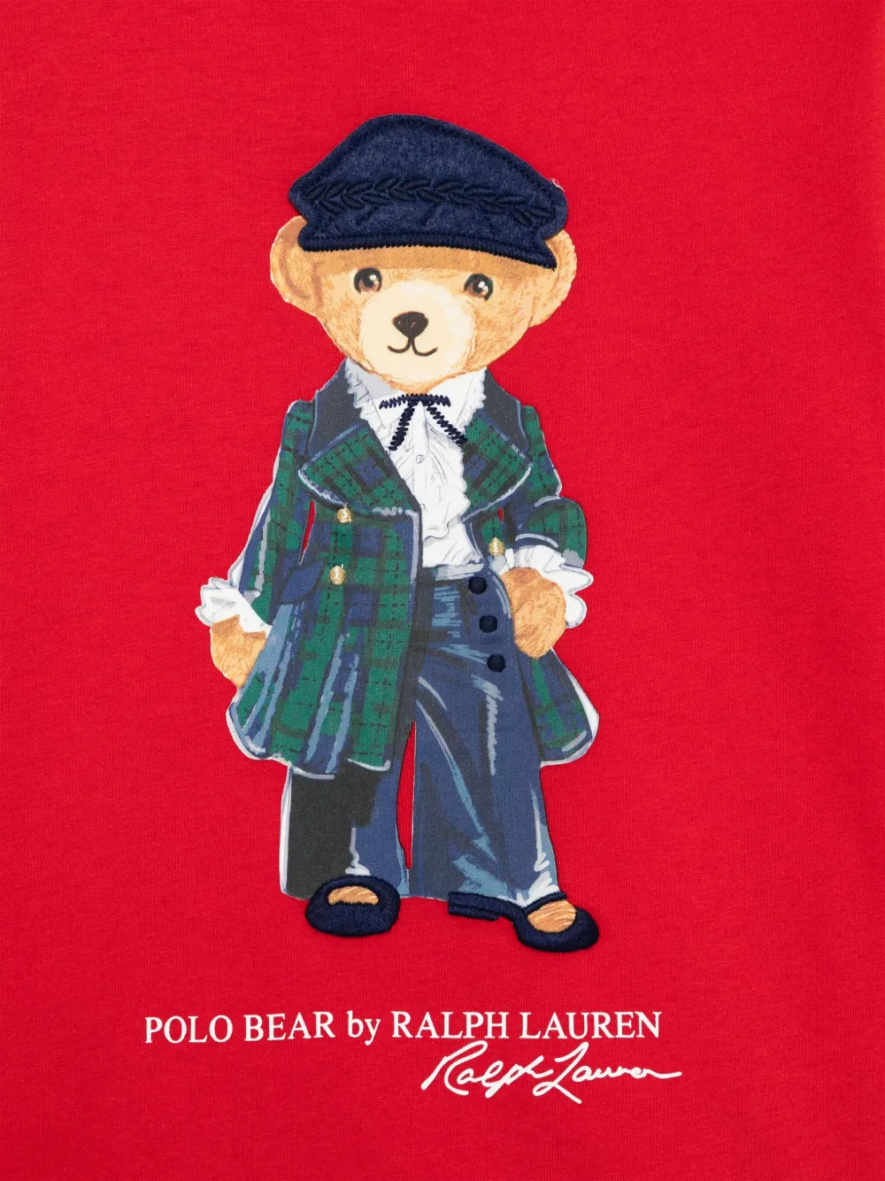 Футболка Polo Bear POLO RALPH LAUREN KIDS, красный — фото 3