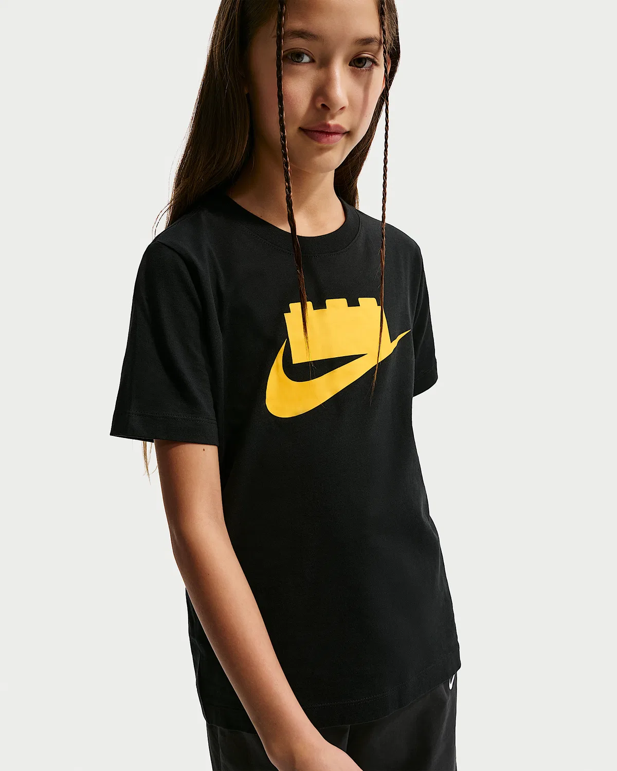 Детская футболка с логотипом Nike x LEGO® Collection, Black — фото 2
