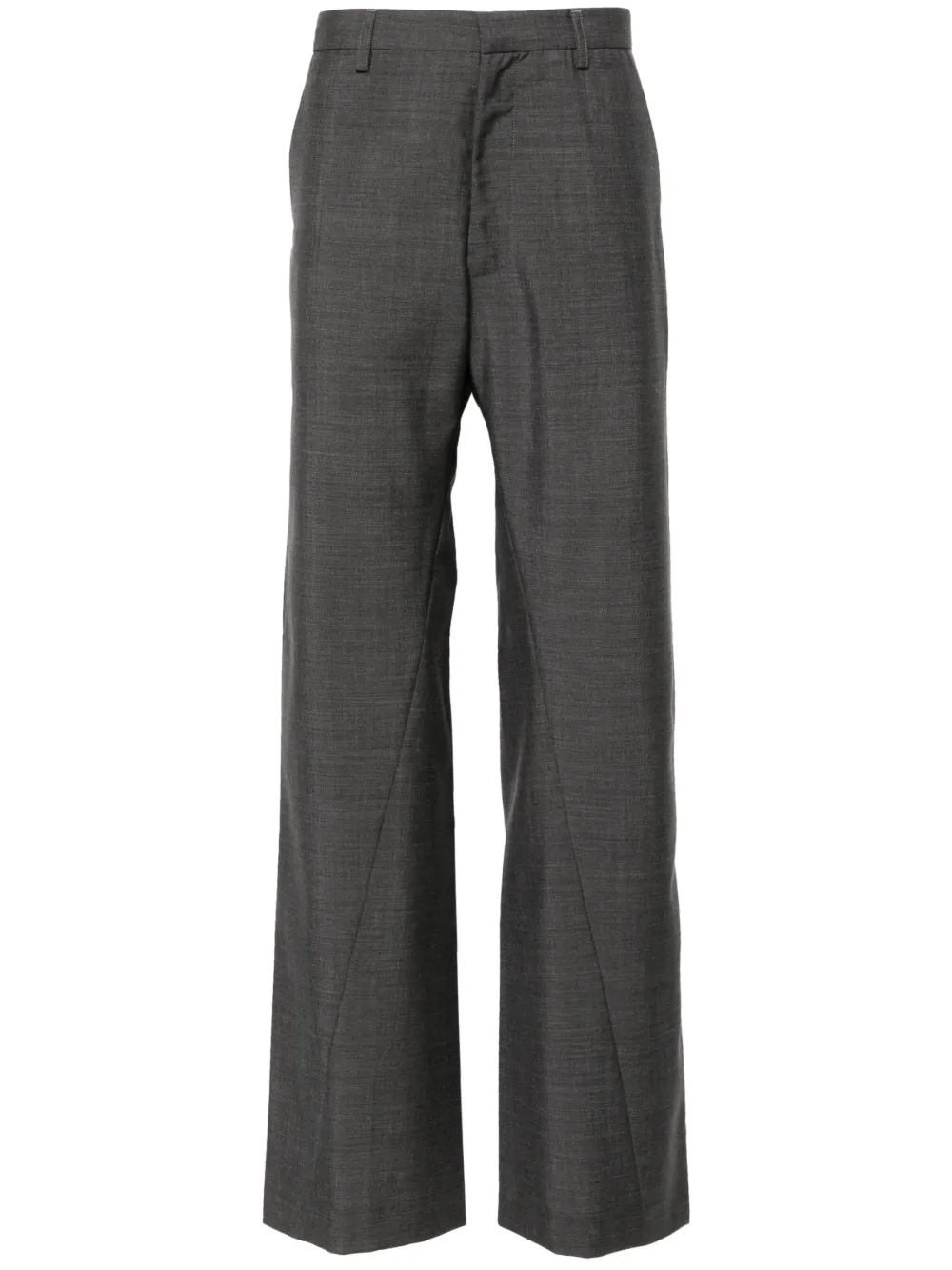 

Строгие брюки Benz прямого кроя Bianca Saunders, серый