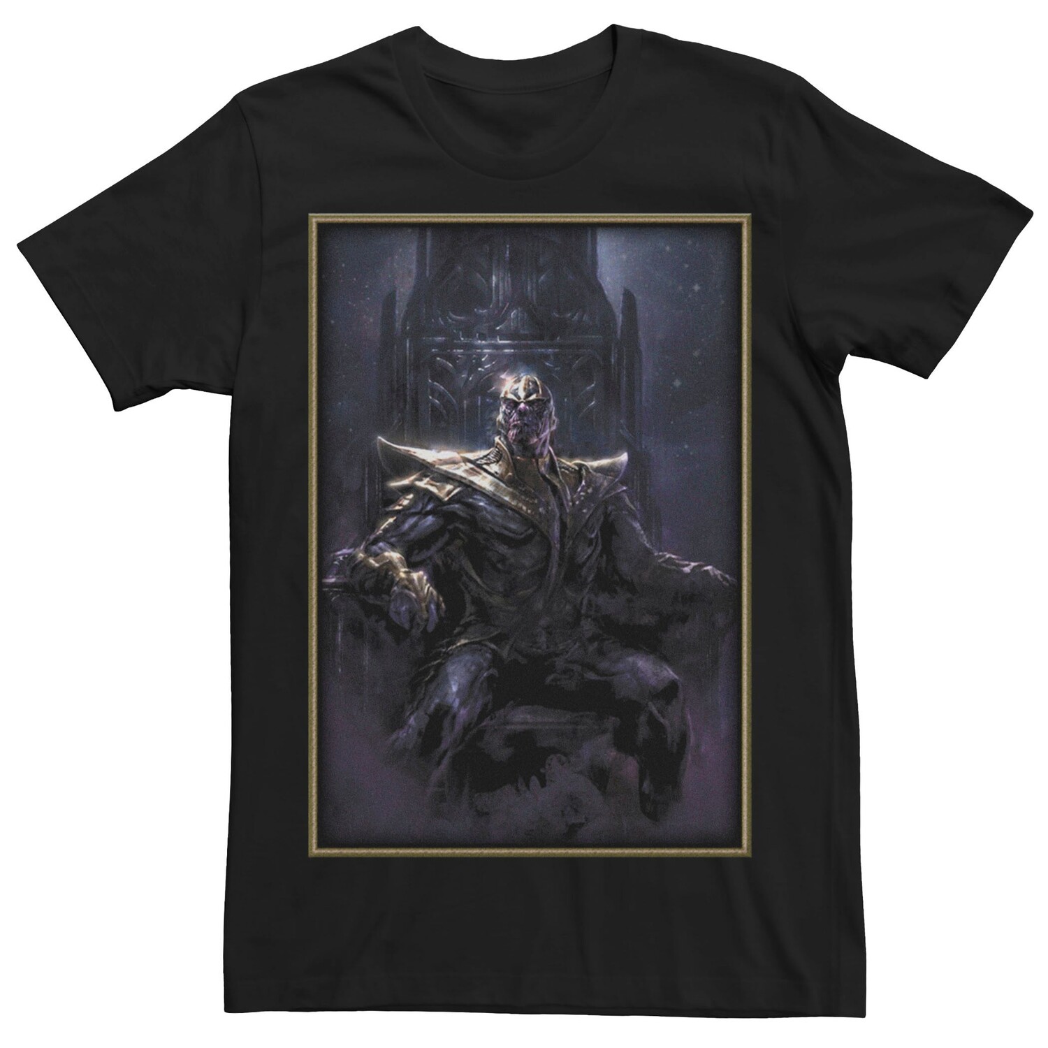 

Мужская футболка с рисунком Marvel Thanos Night Throne