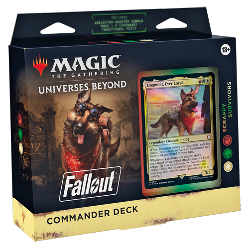 

Карточная игра Magic: The Gathering – Fallout Commander Deck: Scrappy Survivors (Red|Green|White) Wizards Of The Coast