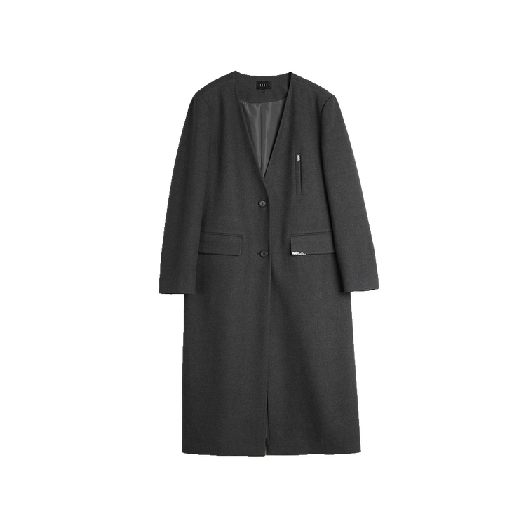 

ELLE Пальто женское темно-серое Moderate