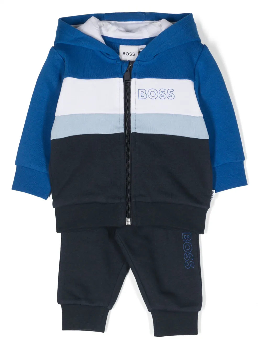

Спортивный костюм с логотипом BOSS Kidswear, синий
