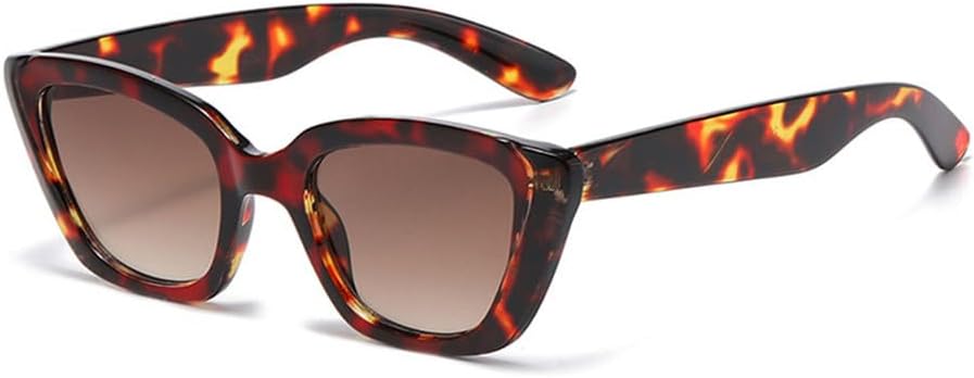 

Женские солнцезащитные очки «кошачий глаз» с леопардовым градиентом и защитой от УФ-излучения UV400 для занятий спортом на открытом воздухе, бега и езды на велосипеде generic, C4 Leopard Tea