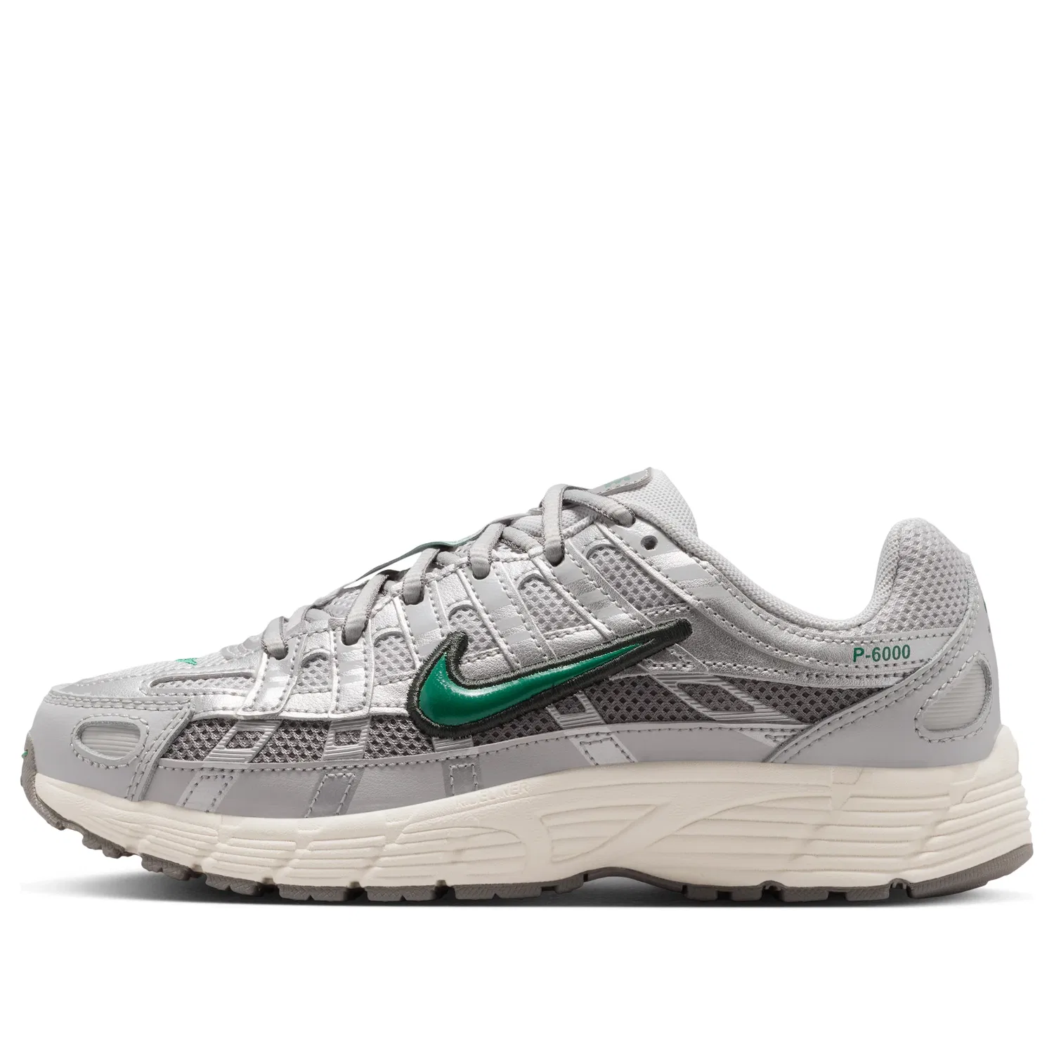 Кроссовки Nike P-6000 'Grey Fog Malachite' HV5064-021, зеленый