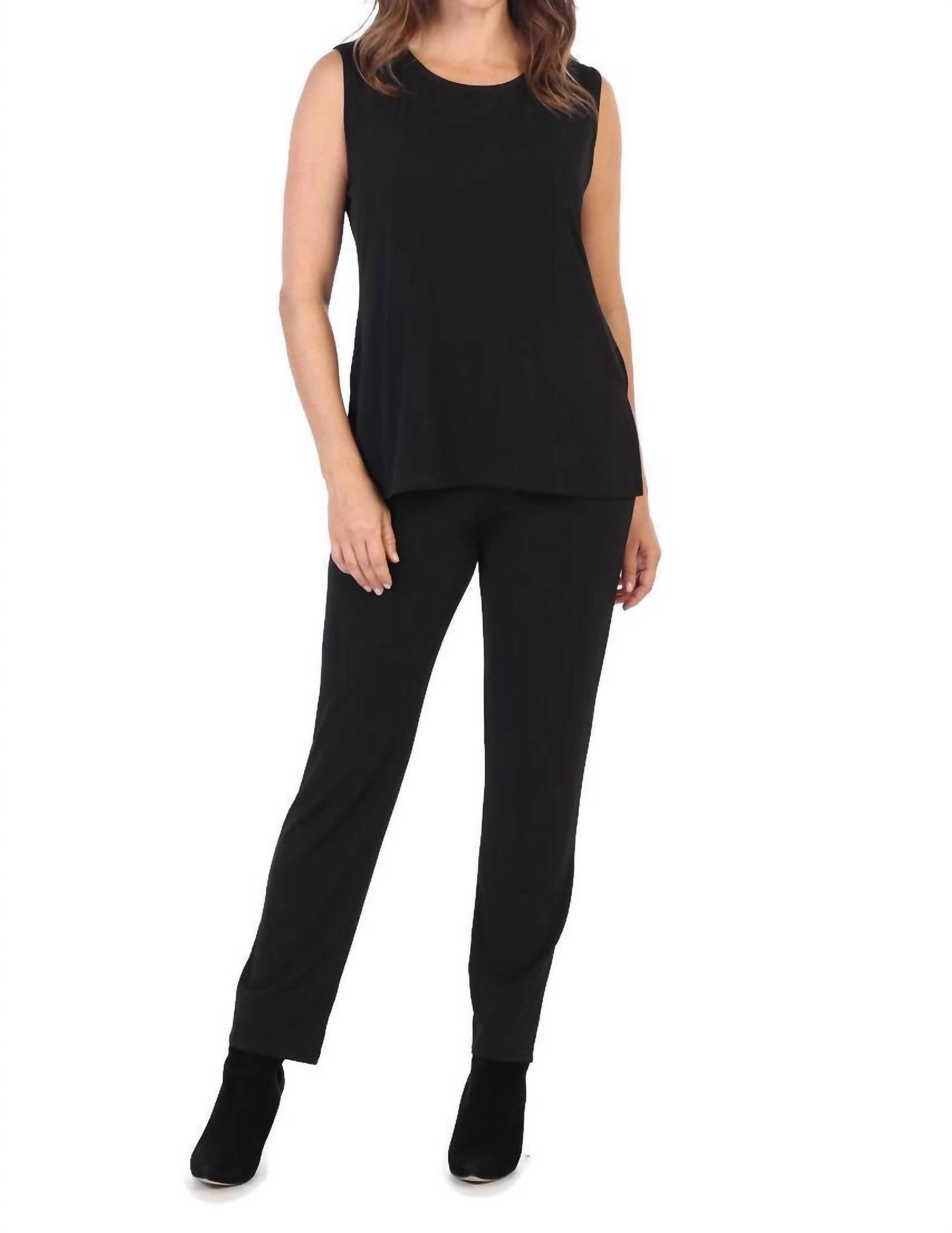 

Топ-майка Itу Knit черная Jess & Jane