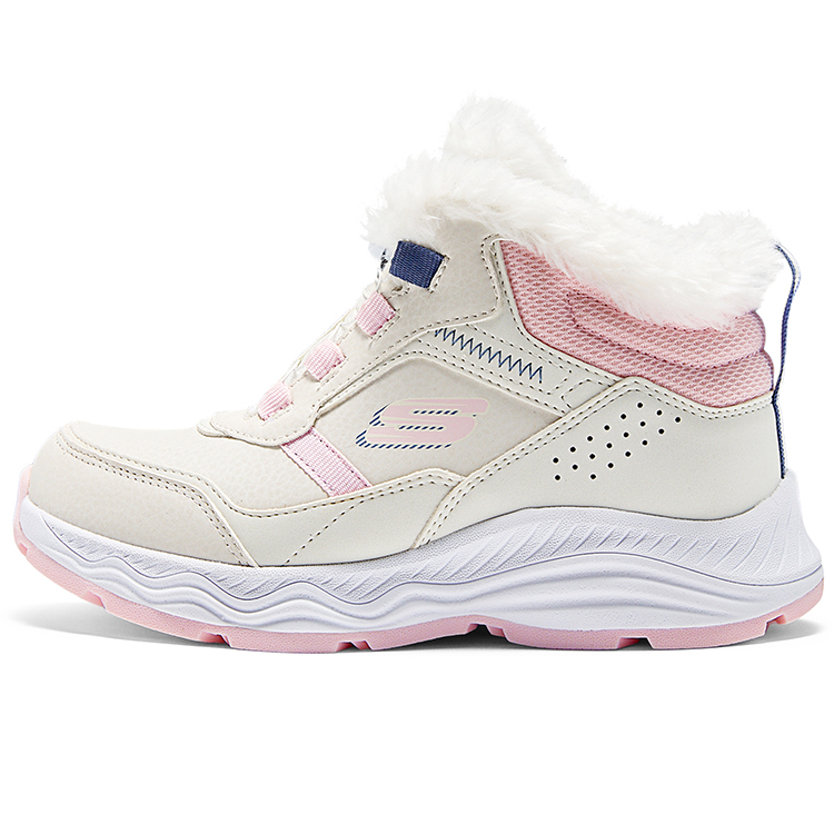 

Зимние ботинки для детей Skechers Kids, бежевый/розовый